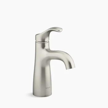 Kohler Simplice Single-handle bathroom sink faucet, 1.0 gpm - Vibrant Brushed Nickel