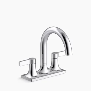 Kohler Venza Centerset bathroom sink faucet, 1.0 gpm – Polished Chrome
