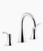 Kohler Simplice Widespread bathroom sink faucet, 1.0 gpm – Polished Chrome