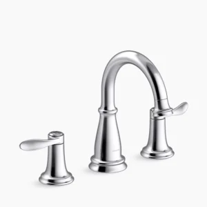 Kohler Bellera Widespread bathroom sink faucet, 1.0 gpm – Polished Chrome
