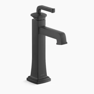 Kohler Riff Tall single-handle bathroom sink faucet, 1.0 gpm – Matte Black