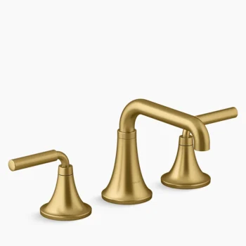 Kohler Tone Widespread bathroom sink faucet, 1.0 gpm - Vibrant Brushed Moderne Brass