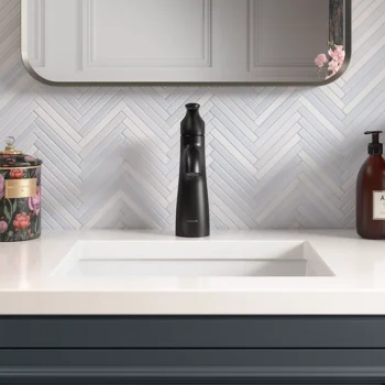 Kohler Simplice Single-handle bathroom sink faucet, 1.0 gpm - Vibrant Brushed Nickel - Image 3