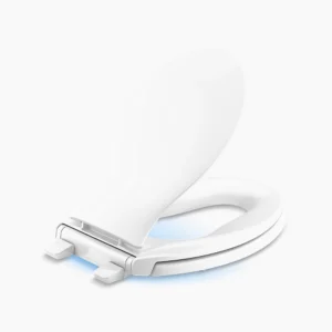 Kohler Transitions Nightlight ReadyLatch Quiet-Close‚ elongated toilet seat – White
