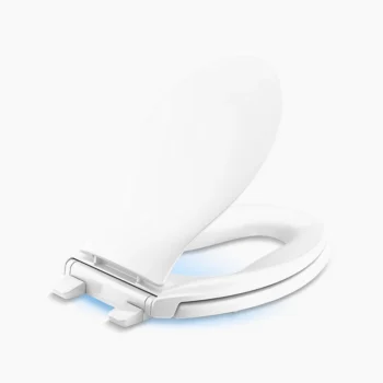 Kohler Transitions Nightlight ReadyLatch Quiet-Close‚ elongated toilet seat - White