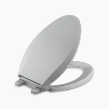 Kohler Cachet ReadyLatch Quiet-Close‚ elongated toilet seat - Ice Grey
