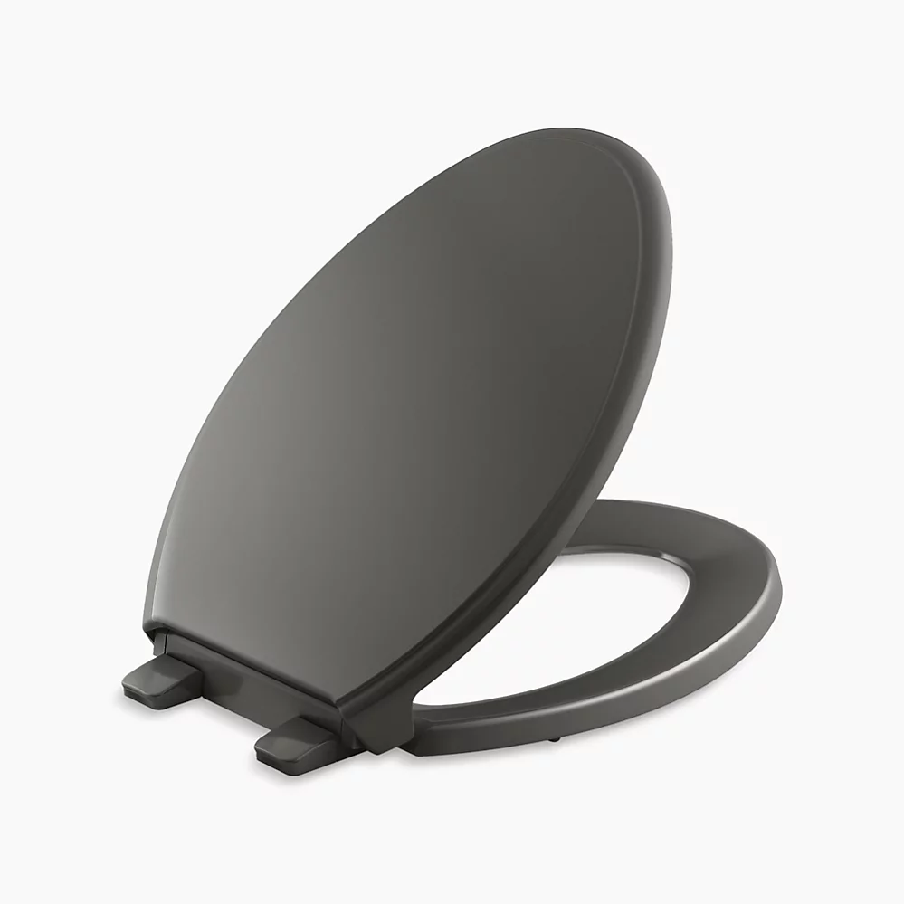 Kohler Glenbury‚ ReadyLatch Quiet-Close‚ elongated toilet seat - Thunder Grey