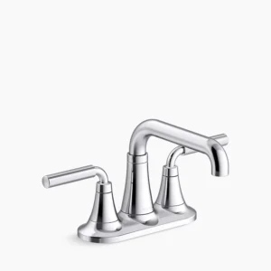 Kohler Tone Centerset bathroom sink faucet, 1.0 gpm – Polished Chrome