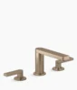 Kohler Composed Widespread bathroom sink faucet with Lever handles, 1.2 gpm – Vibrant Brushed Bronze