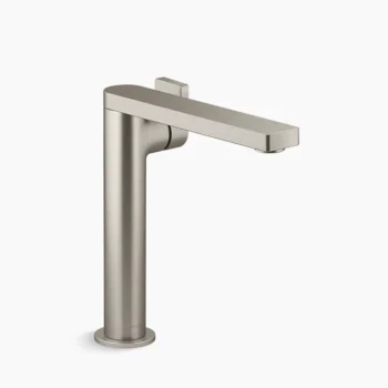 Kohler Composed Tall single-handle bathroom sink faucet with Lever handle, 1.2 gpm - Vibrant Brushed Nickel