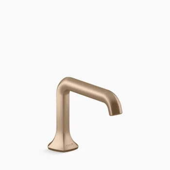 Kohler Occasion Bathroom sink faucet spout with Straight design, 1.0 gpm - Vibrant Brushed Bronze