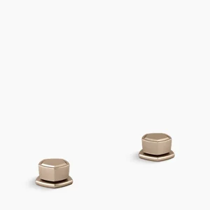 Kohler Occasion Knob bathroom sink faucet handles – Vibrant Brushed Bronze