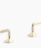 Kohler Occasion Lever bathroom sink faucet handles – Vibrant French Gold