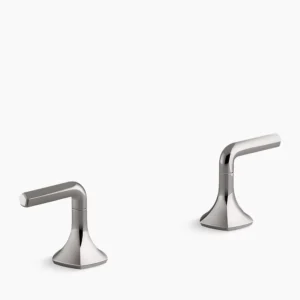 Kohler Occasion Lever bathroom sink faucet handles – Vibrant Titanium