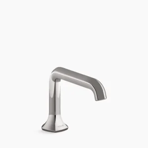Kohler Occasion Bathroom sink faucet spout with Straight design, 1.0 gpm – Vibrant Titanium