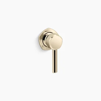 Kohler Occasion Wall-mount bathroom sink faucet handle - Vibrant French Gold