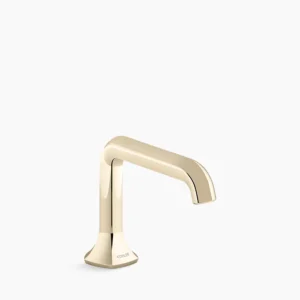 Kohler Occasion Bathroom sink faucet spout with Straight design, 1.0 gpm – Vibrant French Gold