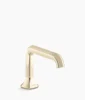 Kohler Occasion Bathroom sink faucet spout with Straight design, 1.0 gpm – Vibrant French Gold