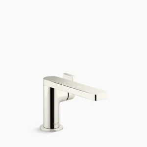 Kohler Composed Single-handle bathroom sink faucet with Lever handle, 1.2 gpm – Vibrant Polished Nickel