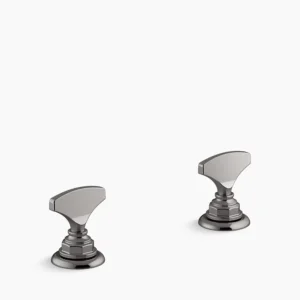 Kohler Artifacts T-handle bathroom sink faucet handles – Vibrant Titanium