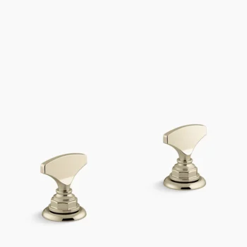 Kohler Artifacts T-handle bathroom sink faucet handles - Vibrant French Gold