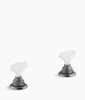 Kohler Artifacts Howlite T-handle bathroom sink faucet handles – Vibrant Titanium