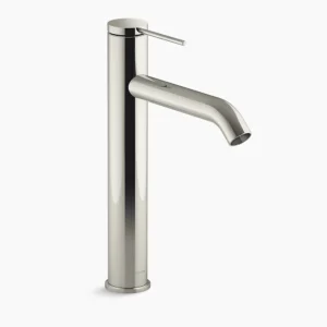 Kohler Components Tall single-handle bathroom sink faucet, 1.2 gpm – Vibrant Polished Nickel