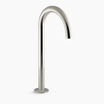 Kohler Components Bathroom sink faucet spout with Tube design, 1.2 gpm - Vibrant Polished Nickel
