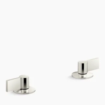 Kohler Components Lever bathroom sink faucet handles - Vibrant Polished Nickel