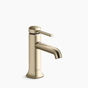 Kohler Occasion Single-handle bathroom sink faucet, 1.0 gpm – Vibrant French Gold