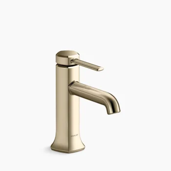 Kohler Occasion Single-handle bathroom sink faucet, 1.0 gpm - Vibrant French Gold