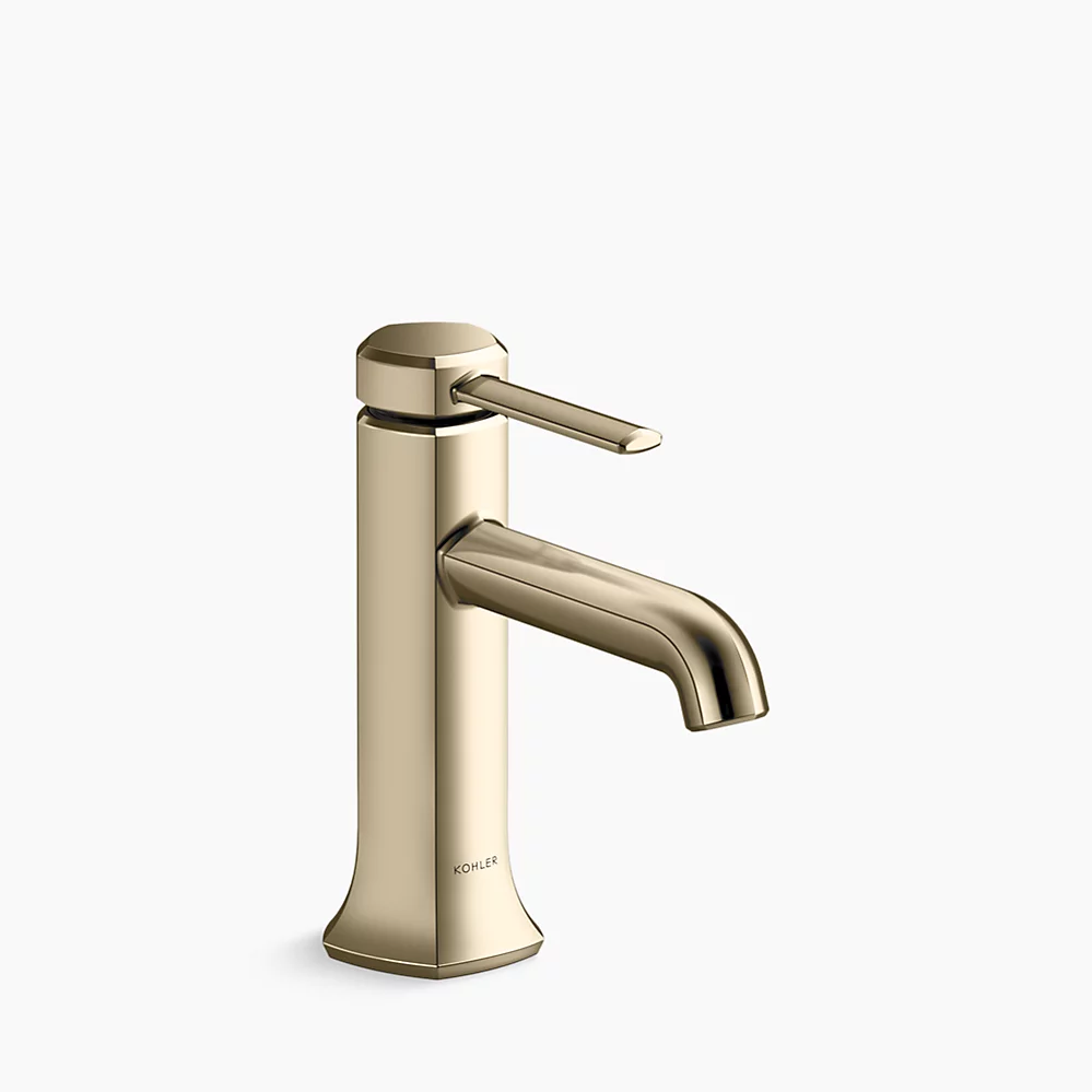 Kohler Occasion Single-handle bathroom sink faucet, 1.0 gpm - Vibrant French Gold