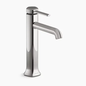 Kohler Occasion Tall single-handle bathroom sink faucet, 1.0 gpm - Vibrant Titanium