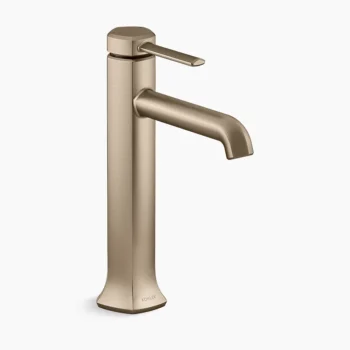 Kohler Occasion Tall single-handle bathroom sink faucet, 1.0 gpm - Vibrant Brushed Bronze