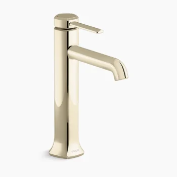 Kohler Occasion Tall single-handle bathroom sink faucet, 1.0 gpm - Vibrant French Gold