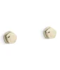 Kohler Occasion Wall-mount bathroom sink faucet Knob handle trim, 1.2 gpm – Vibrant French Gold