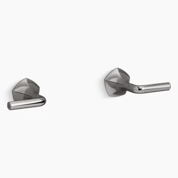 Kohler Occasion Wall-mount bathroom sink faucet Lever handle trim, 1.2 gpm - Vibrant Titanium