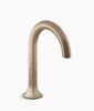 Kohler Occasion Bathroom sink faucet spout with Cane design, 1.0 gpm – Vibrant Brushed Bronze