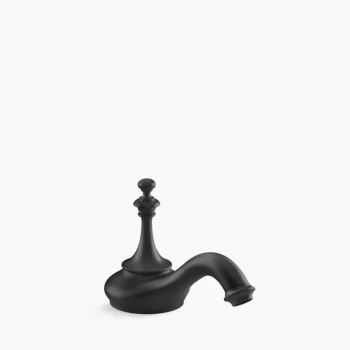 Kohler Artifacts with Tea design Bathroom sink faucet spout with Tea design, 1.2 gpm - Matte Black