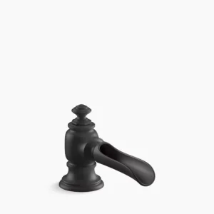 Kohler Artifacts with Flume design Bathroom sink faucet spout with Flume design, 1.2 gpm – Matte Black