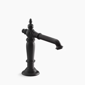 Kohler Artifacts Bathroom sink faucet spout with Column design, 1.2 gpm - Matte Black