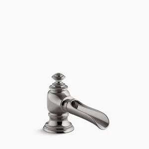 Kohler Artifacts with Flume design Bathroom sink faucet spout with Flume design, 1.2 gpm – Vibrant Titanium
