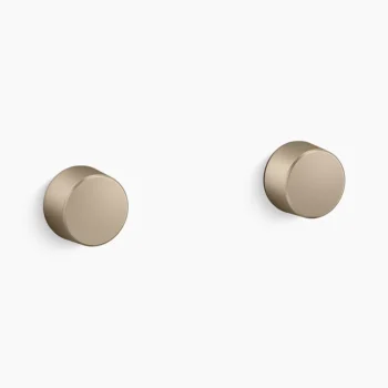 Kohler Components Wall-mount bathroom sink faucet Oyl handle trim - Vibrant Brushed Bronze