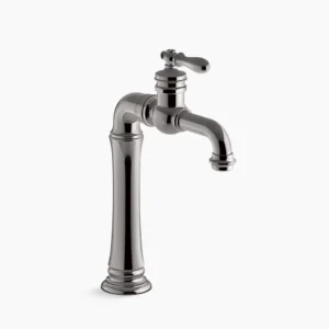 Kohler Artifacts Gentleman’s Single-handle bathroom sink faucet, 1.2 gpm – Vibrant Titanium