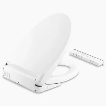 Kohler PureWash E930 Elongated bidet toilet seat with remote control - White
