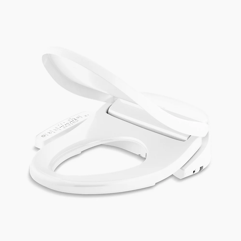 Kohler PureWash E580 Elongated bidet toilet seat - White