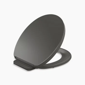 Kohler Impro ReadyLatch Quiet-Close‚ round-front toilet seat - Thunder Grey