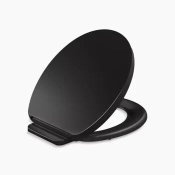 Kohler Impro ReadyLatch Quiet-Close‚ round-front toilet seat - Black