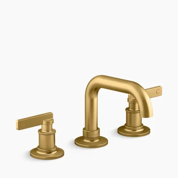 Kohler Castia by Studio McGee Widespread bathroom sink faucet, 1.0 gpm - Vibrant Brushed Moderne Brass