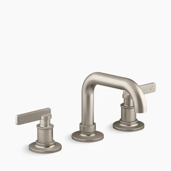 Kohler Castia by Studio McGee Widespread bathroom sink faucet, 1.0 gpm - Vibrant Brushed Nickel